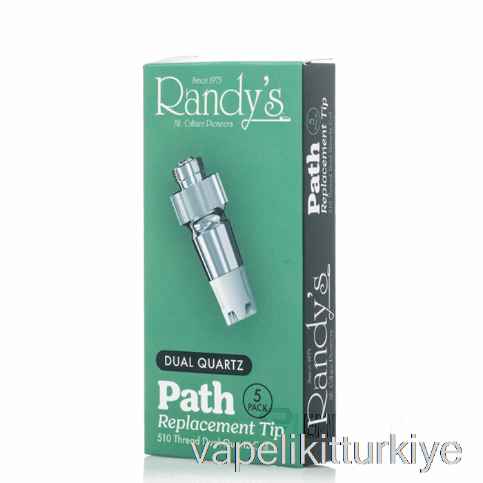 Elektronik Sigara Kalemi Vape Mate Randy'nin Yolu Değiştirme Ipuçları çift Bobin Ipuçları